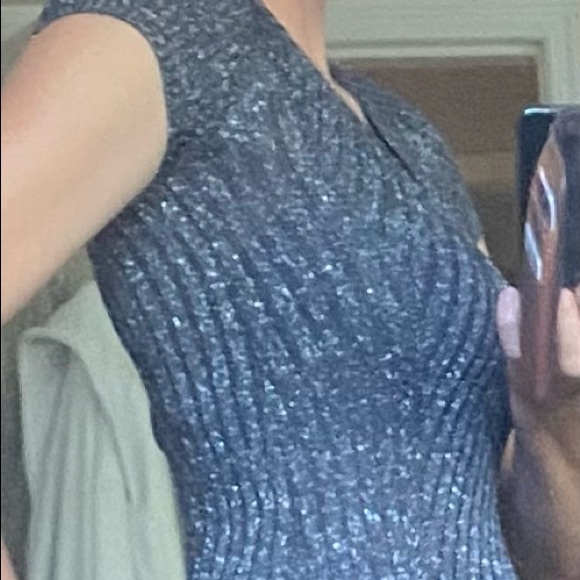 Silver grey knit top - Picture 4 of 4